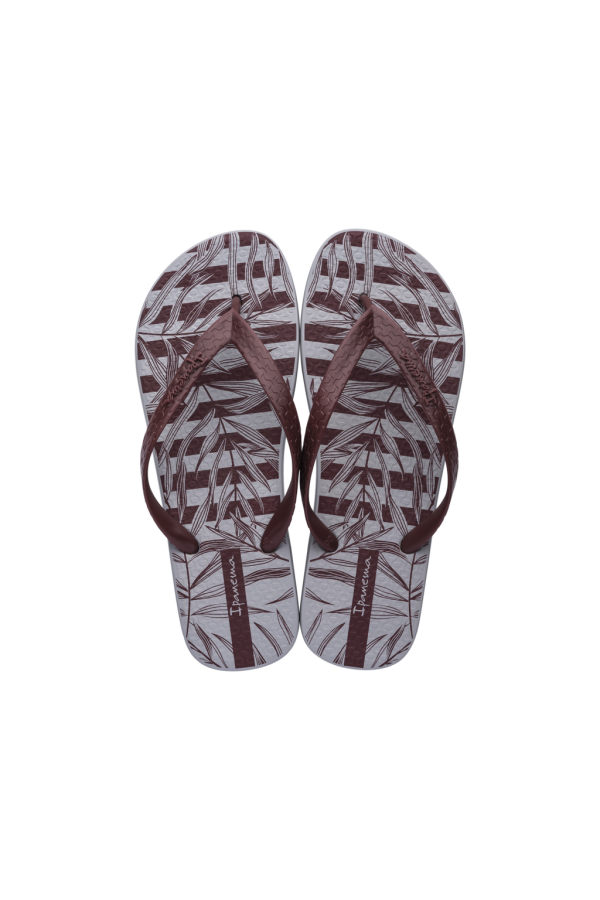 IPANEMA LITORAL MASC GREY/BURGUNDY