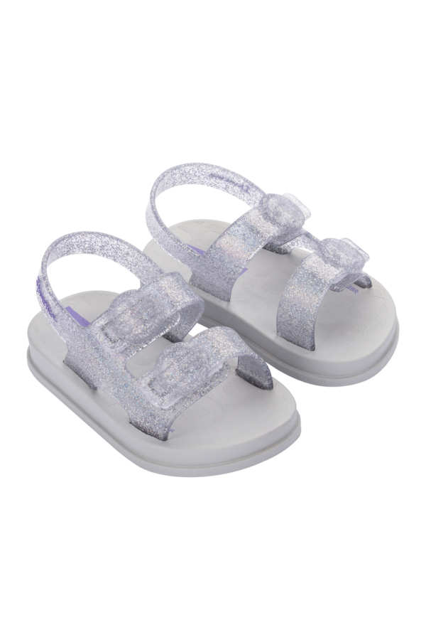 IPANEMA FOLLOW PRINT BABY GREY/GLITTER CLEAR