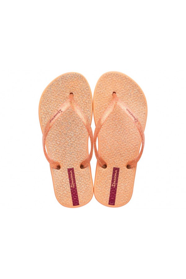 IPANEMA GLITER KIDS ORANGE/GOLD GLITTER