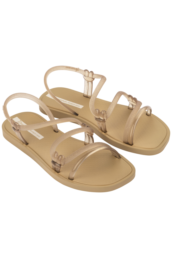 IPANAMA SOLAR MAIS SANDAL BEIGE/BEIGE TRANSP GLITTER