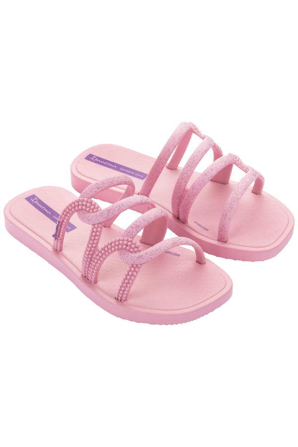 IPANEMA SOLAR MAIS SLIDE KIDS LIGHT PINK/GLITTER PINK I