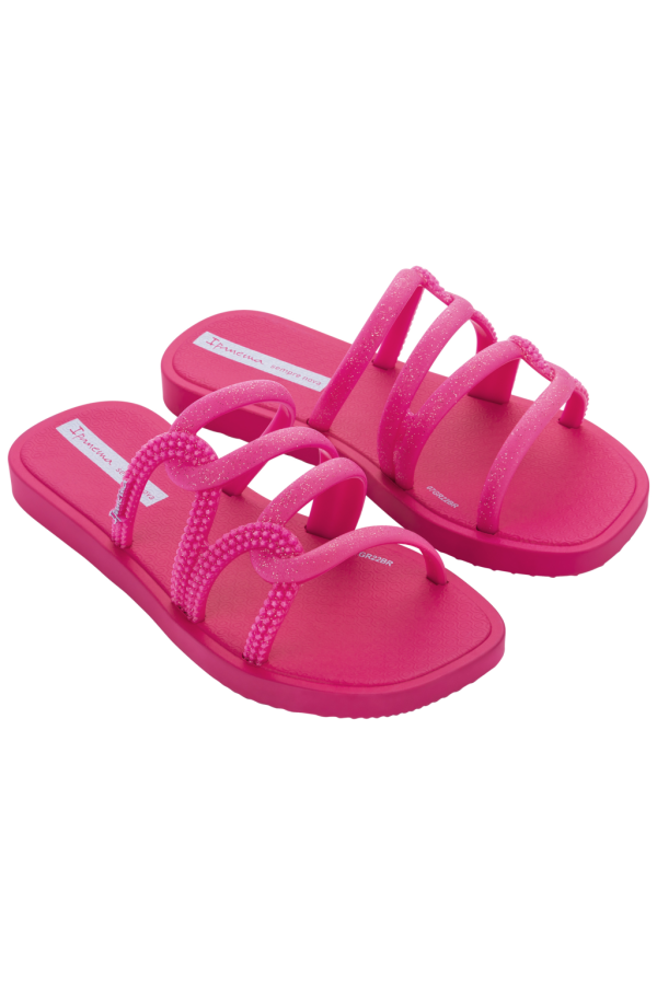 IPANEMA SOLAR MAIS SLIDE KIDS DARK PINK/GLITTER PINK III