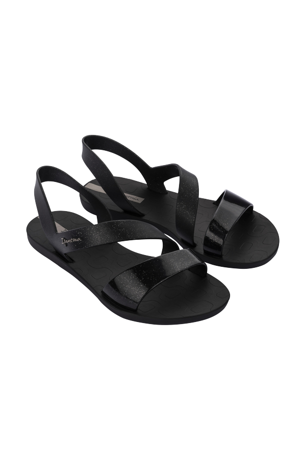 IPANEMA IBE SANDAL FEM BLACK/GLITTER BLACK VI