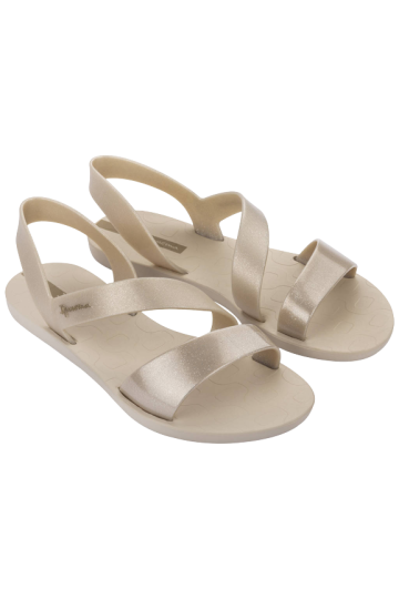 IPANEMA IBE SANDAL FEM BEIGE/GLITTER BEIGE I