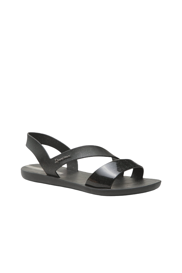 IPANEMA IBE SANDAL FEM BLACK/GLITTER BLACK VI