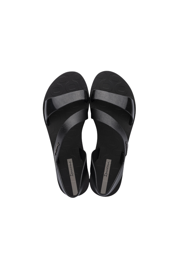 IPANEMA IBE SANDAL FEM BLACK/GLITTER BLACK VI