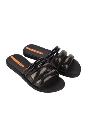 IPANEMA PUFFER TIRAS FEM BLACK/ORANGE I
