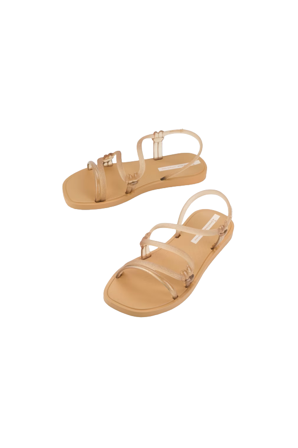 IPANAMA SOLAR MAIS SANDAL BEIGE/BEIGE TRANSP GLITTER