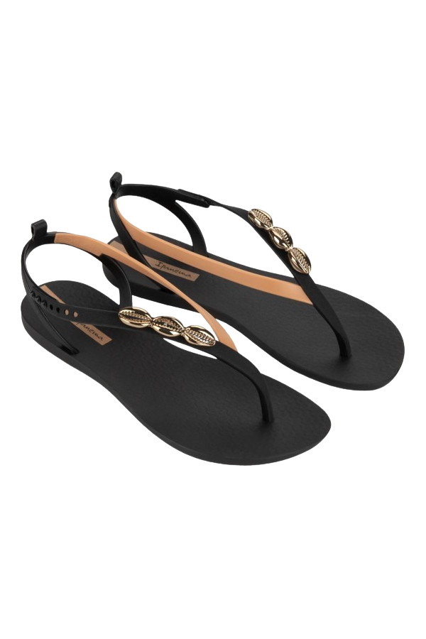 IPANEMA SALTY II SANDAL BLACK/BEIGE/BRONZE