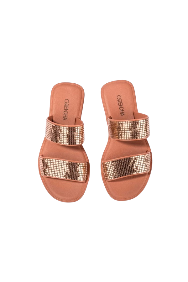 GRENDHA BURITI ICONE SLIDE ADULT DARK NUDE/ROSE