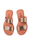 GRENDHA BURITI ICONE SLIDE ADULT DARK NUDE/ROSE