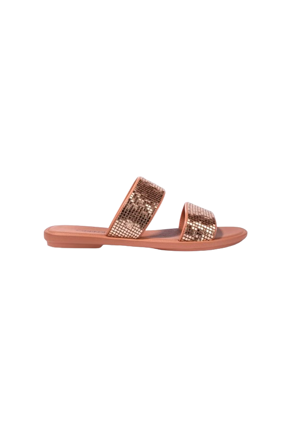 GRENDHA BURITI ICONE SLIDE ADULT DARK NUDE/ROSE