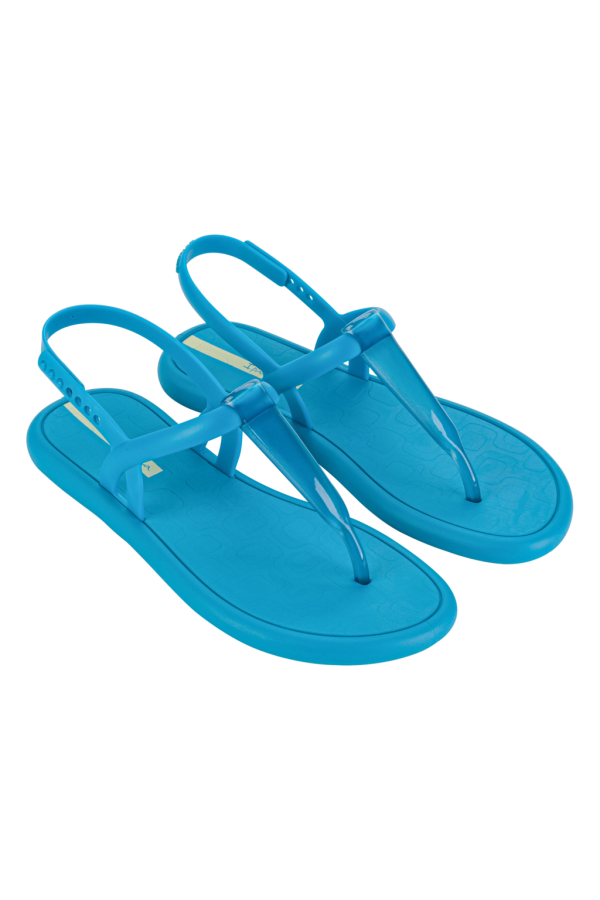 IPANEMA GLOSSY SANDAL BLUE/TRANSP BLUE