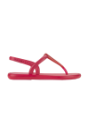 IPANEMA GLOSSY SANDAL RED/TRANSP RED