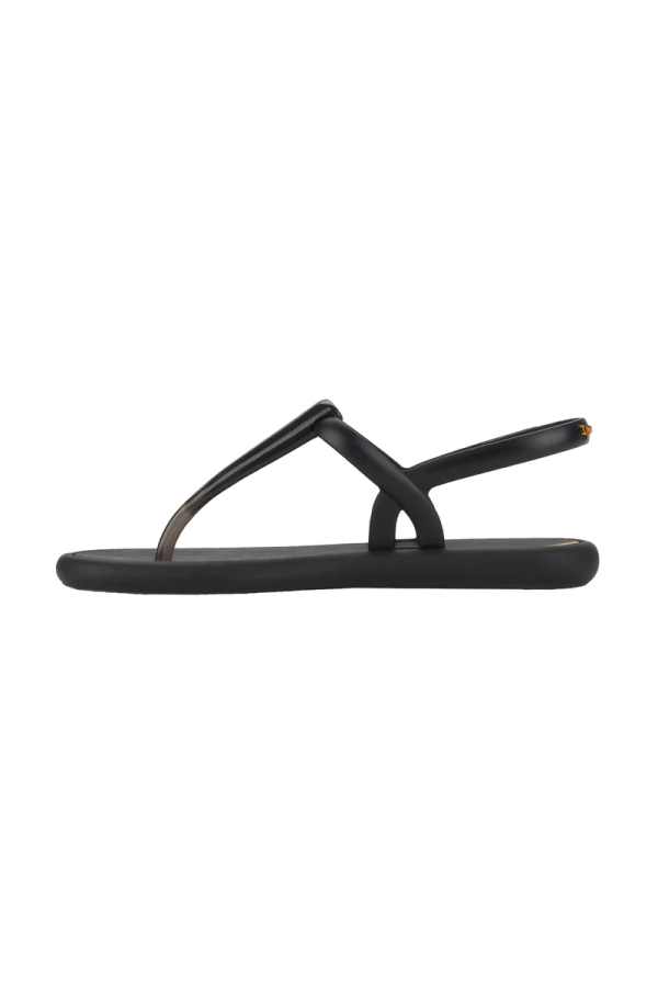 IPANEMA GLOSSY SANDAL BLACK/CLEAR BLACK