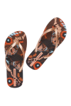 IPANEMA ANIMALE PRINT III FEM BROWN/METALLIC PINK