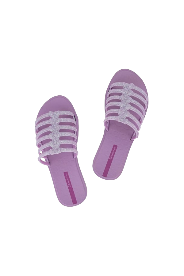 IPANEMA UNIQUE GLOW SLIDE LILAS/GLITTER LILAS/PINK