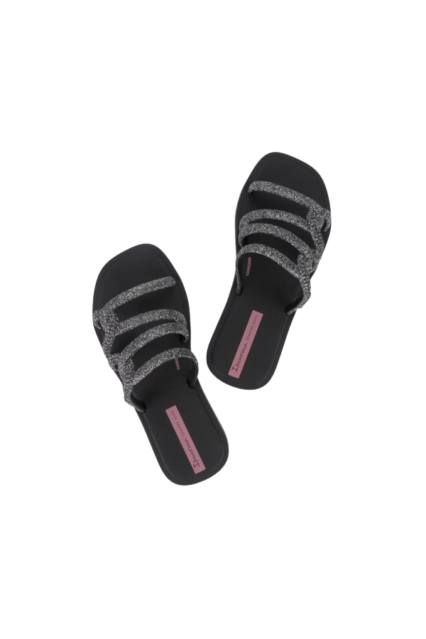 IPANEMA SOLAR GLOW SLIDE KID BLACK/GLITTER/LILAC