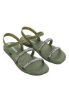 IPANEMA CRISTAL SANDAL AD GREEN/GREEN/SILVER