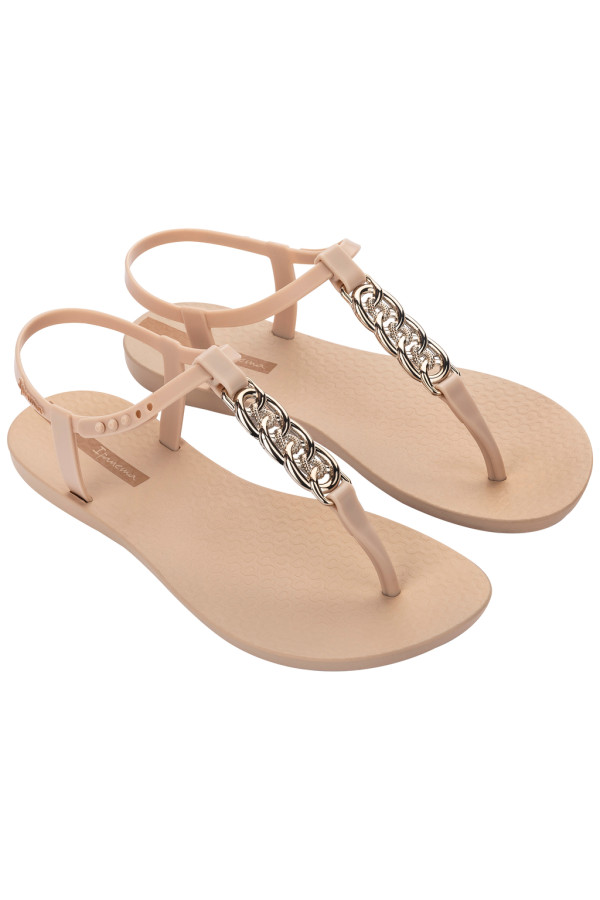 IPANEMA CLASS CHAIN SANDAL BEIGE/GOLD