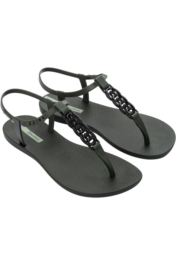 IPANEMA CLASS CHAIN SANDAL GREEN/BLACK