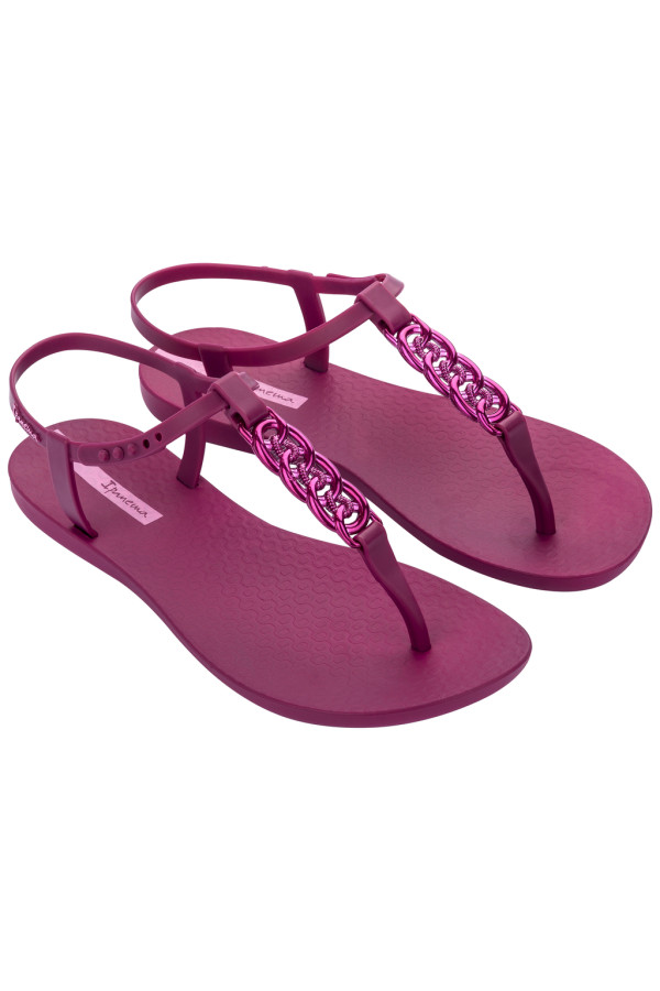 IPANEMA CLASS CHAIN SANDAL DARK PINK/PINK