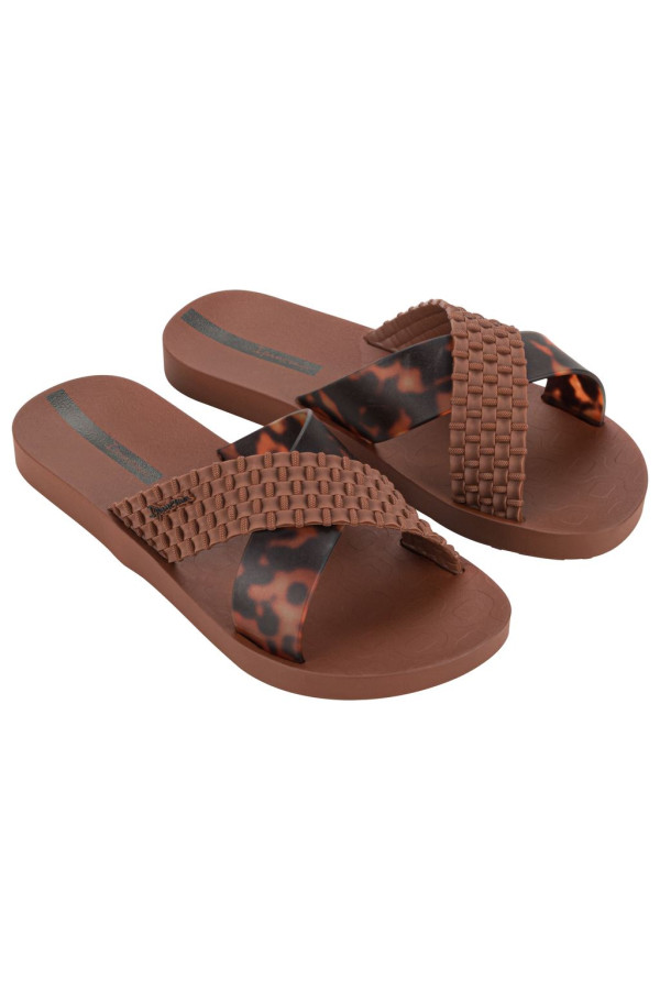 IPANEMA SENSE SLIDE FEM BROWN/TURTLE