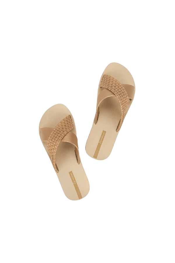 IPANEMA SENSE SLIDE FEM BEIGE/GOLD