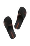 IPANEMA SENSE SLIDE FEM BLACK/TORTOISE SHELL