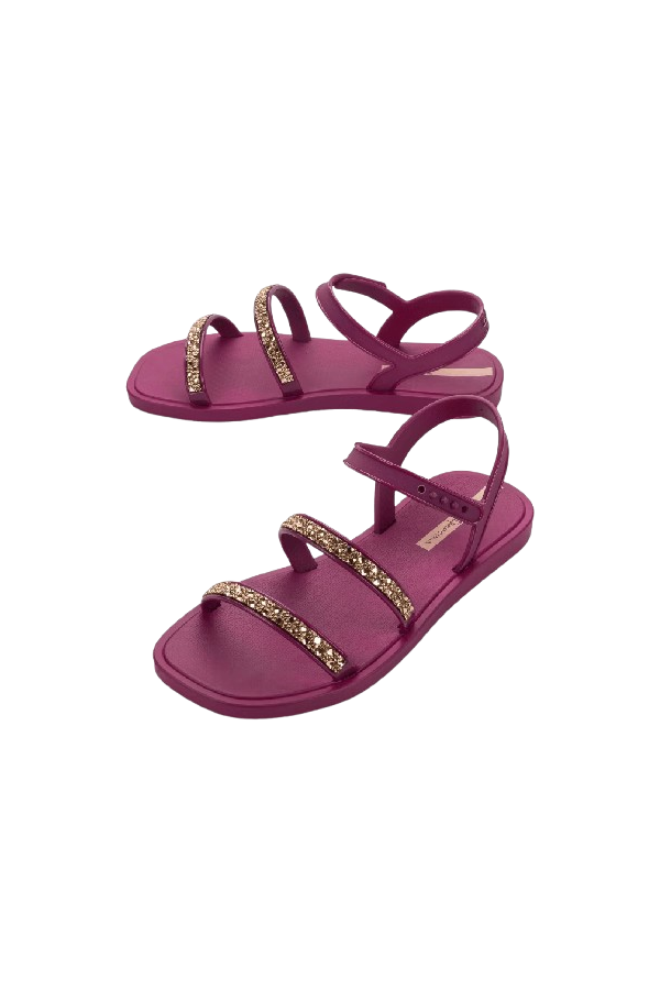 IPANEMA CRISTAL SANDAL AD PINK/DARK PINK/ROSE