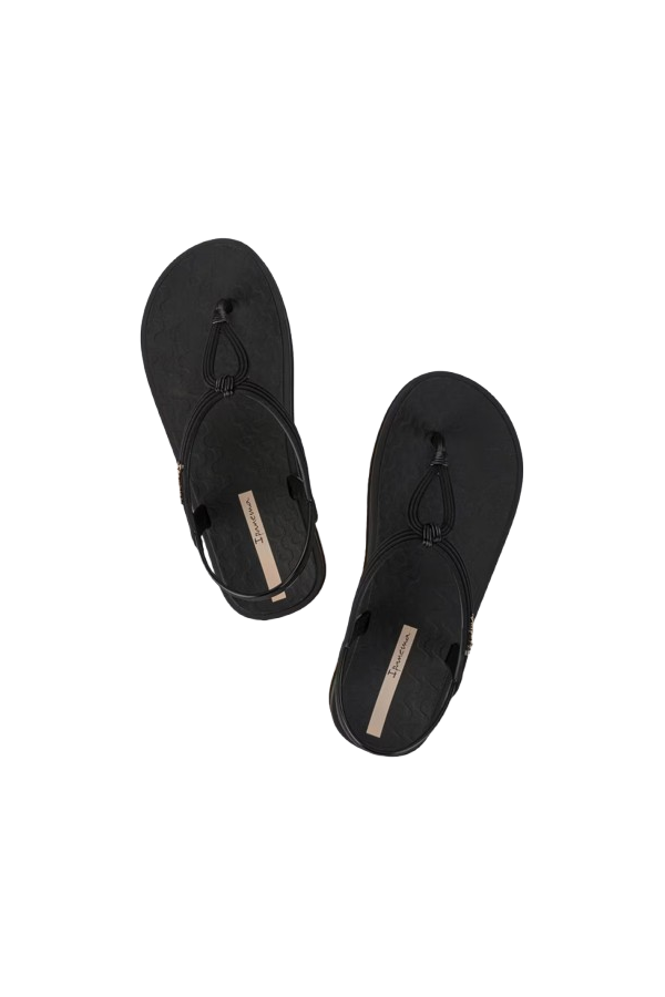 IPANEMA DRIP SANDAL FEM BLACK/BEIGE