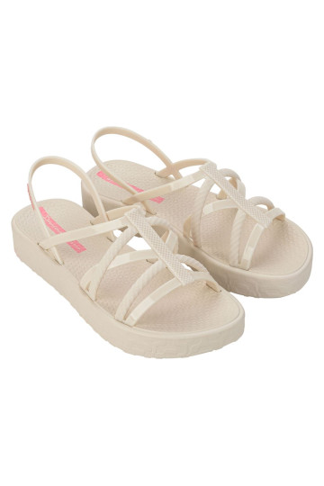 IPANEMA DIVERSA FLATFOM AD BEIGE/BEIGE/PINK