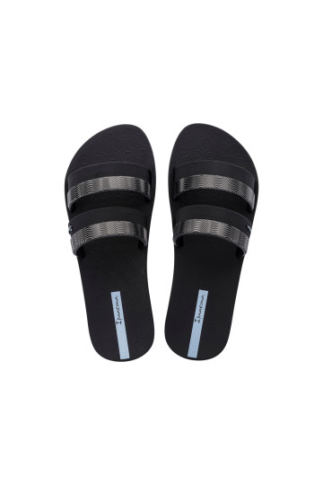 IPANEMA MESH SLIDE FEM BLACK/BLUE