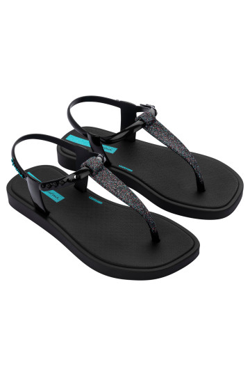 IPANEMA CLASS GLOW SAND KIDS BLACK/GLITTER/BLUE
