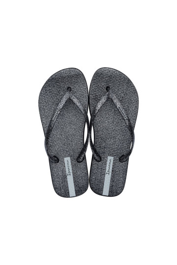 IPANEMA GLITTER FEM BLACK/BLACK GLITTER SILVER