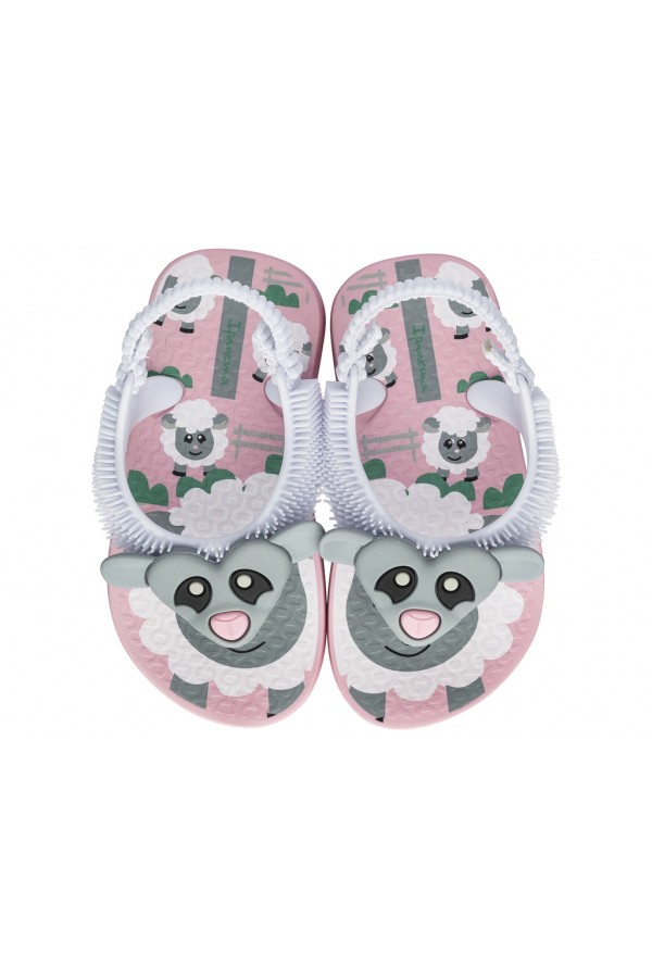 IPANEMA FLUFFY II BABY BLANC/PINK